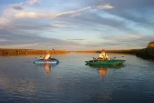 User submitted picture: Kick boaters taking a bre...